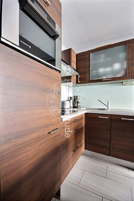 Kitchen Furnished apartment - 33m²  - 1 bedroom - Arts et Métiers - Paris