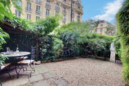 Garden Furnished apartment - 50m²  - 1 bedroom - Tour Eiffel - Paris