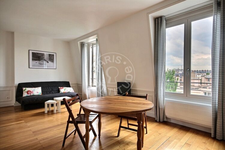 Salon - 1 chambre meublé - Paris 75014 - 13175