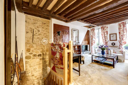 Sala Duplex mobilado - 53m²  - 2 quartos - Saint-Germain - Paris
