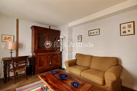 Sala Apartamento mobilado - 34m²  - 1 quarto - Saint-Germain - Paris
