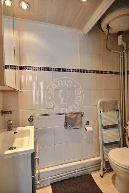 Baño Estudio amueblado - 19m²  - Montmartre / Place des Abbesses - París