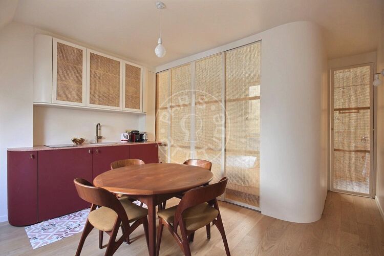 Living room - Furnished studio - Paris 75018 - 13200