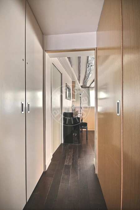 Eingangsbereich Möblierte wohnung - 50m²  - 1 Zimmer - Strasbourg Saint-Denis - Paris