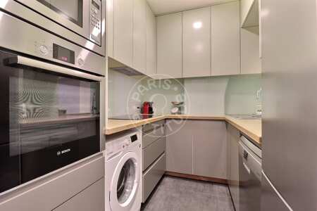 Kitchen Furnished apartment - 50m²  - 2 bedrooms - Oberkampf - Paris