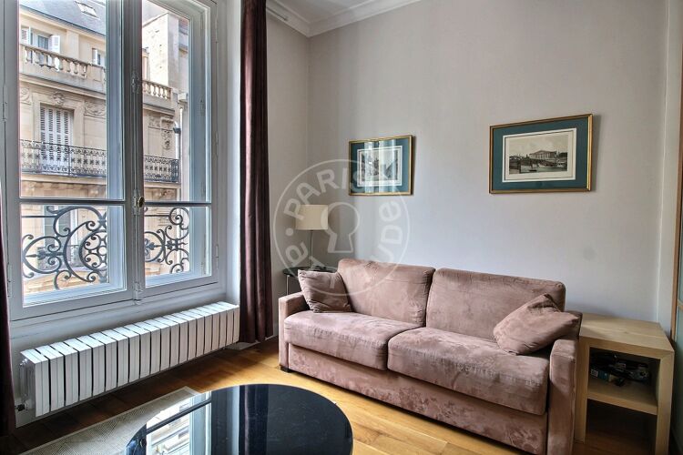 Salon - 1 chambre meublé - Paris 75008 - 13215