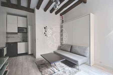 Salotto Monolocale arredato - 20m²  - Centre George Pompidou - Parigi
