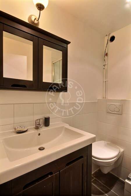 Badezimmer Möblierte wohnung - 43m²  - 1 Zimmer - Invalides - Paris