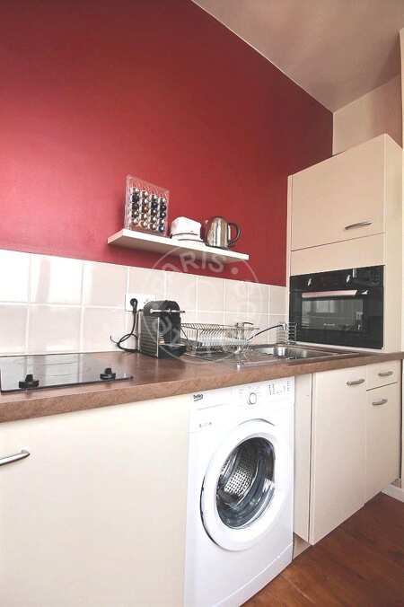 Cocina Estudio amueblado - 27m²  - Neuilly-sur-Seine