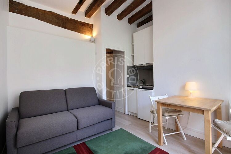 Living room - Furnished studio - Paris 75005 - 13227