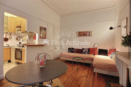 Sala Quitinete mobilado - 29m²  - Place de Clichy - Paris
