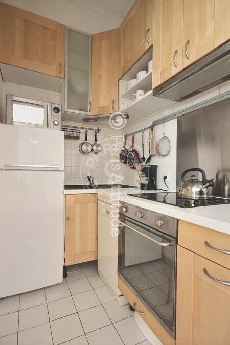 Cozinha Quitinete mobilado - 29m²  - Place de Clichy - Paris