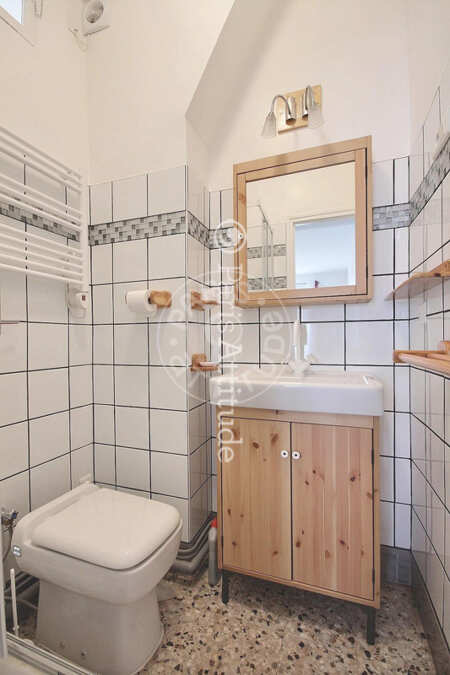 Casa de banho Quitinete mobilado - 24m²  - Saint-Mandé