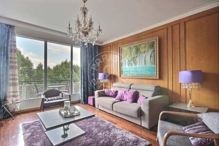 Wohnzimmer Möblierte wohnung - 80m²  - 2 Zimmer - Mirabeau - Paris