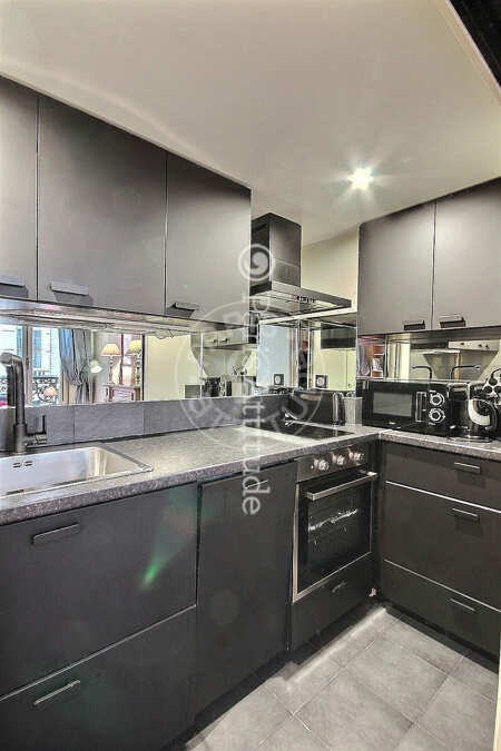 Cuisine Appartement meublé - 55m²  - 2 chambres - Invalides - Paris