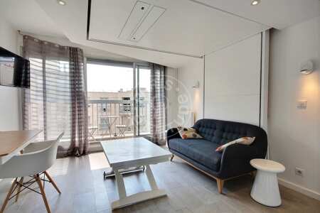 Wohnzimmer Möblierte studio - 23m²  - Commerce - Paris