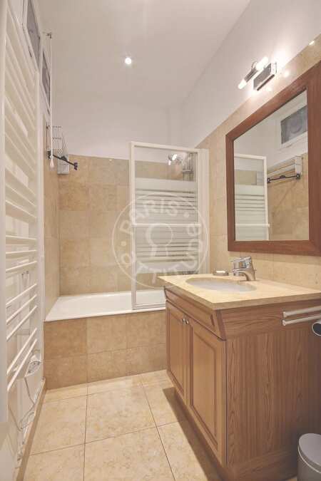 Badezimmer Möblierte wohnung - 66m²  - 1 Zimmer - Motte-Piquet Grenelle - Paris