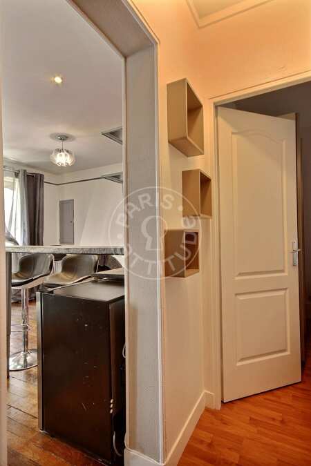 Entrada Apartamento mobilado - 35m²  - 1 quarto - Arc de Triomphe - Paris