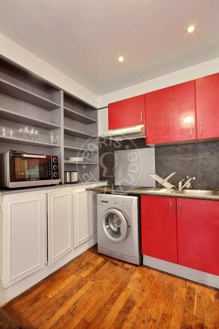 Cozinha Apartamento mobilado - 35m²  - 1 quarto - Arc de Triomphe - Paris