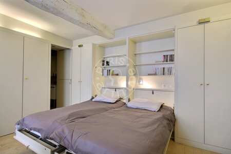 Sala Quitinete mobilado - 24m²  - Le Marais - Paris