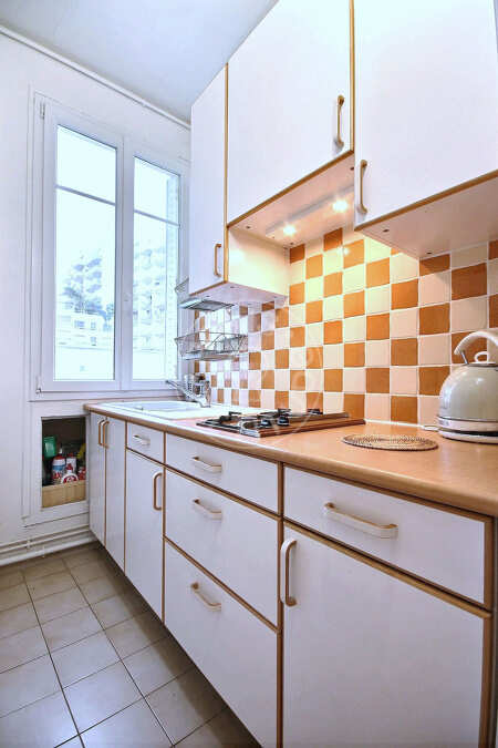 Cozinha Apartamento mobilado - 41m²  - 1 quarto - Montmartre / Place des Abbesses - Paris