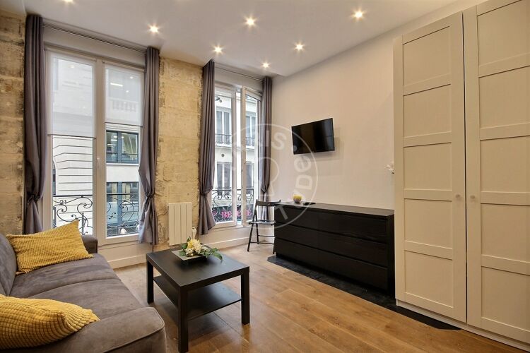 Living room - Furnished studio - Paris 75002 - 13261