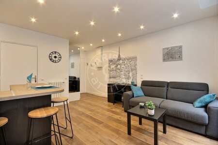 Salón Estudio amueblado - 26m²  - Montorgueil - París
