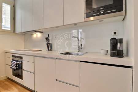 Küche Möblierte wohnung - 41m²  - 1 Zimmer - Ecole Militaire / Unesco / Duroc - Paris