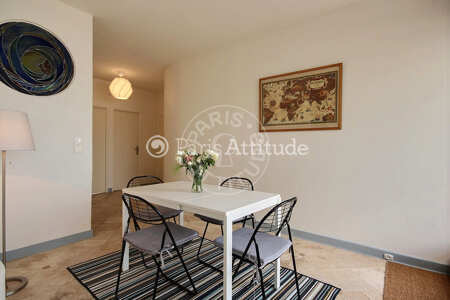 Sala de jantar Apartamento mobilado - 69m²  - 2 quartos - Montsouris - Paris
