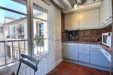 Cocina Piso amueblado - 35m²  - 1 dormitorio - Temple - París