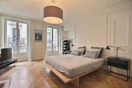 Camera da letto Appartamento arredato - 110m²  - 3 locali - La Muette / Bois de Boulogne - Parigi