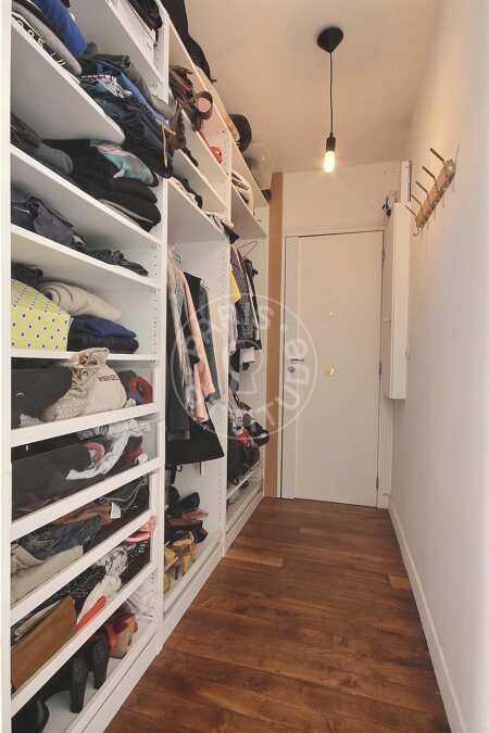 Entrada Piso amueblado - 32m²  - 1 dormitorio - Canal de l'Ourcq - París