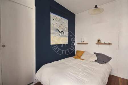 Dormitorio Piso amueblado - 32m²  - 1 dormitorio - Canal de l'Ourcq - París