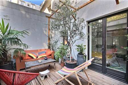 Terrace Furnished duplex - 100m²  - 2 bedrooms - Montmartre / Place des Abbesses - Paris