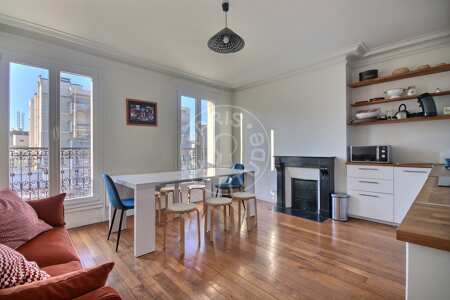 Wohnzimmer Möblierte wohnung - 39m²  - 1 Zimmer - Canal de l'Ourcq - Paris