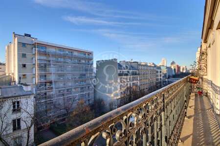 Balkon Möblierte wohnung - 39m²  - 1 Zimmer - Canal de l'Ourcq - Paris