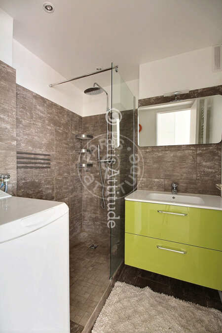 Bathroom Furnished studio alcove - 35m²  - Tolbiac - Paris