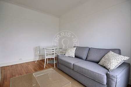 Living room Furnished apartment - 40m²  - 1 bedroom - Panthéon / Sorbonne - Paris