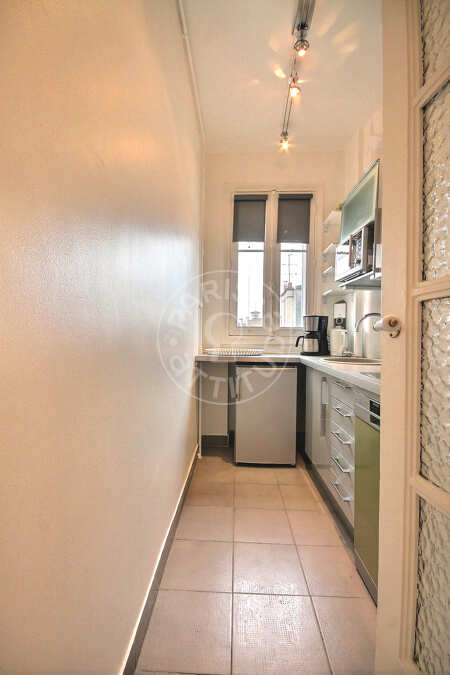 Kitchen Furnished apartment - 40m²  - 1 bedroom - Panthéon / Sorbonne - Paris