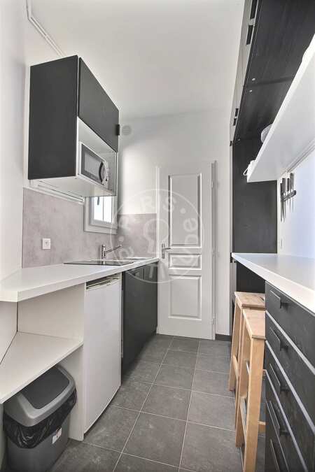 Küche Möblierte wohnung - 30m²  - 1 Zimmer - Plaisance / Pernety - Paris