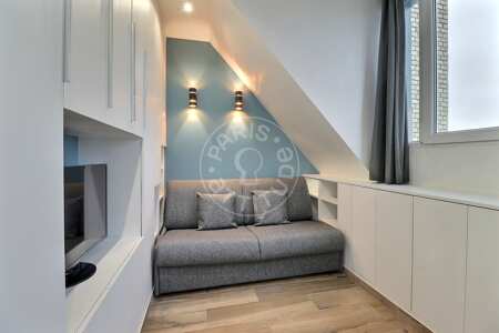 Wohnzimmer Möblierte studio - 17m²  - Neuilly-sur-Seine