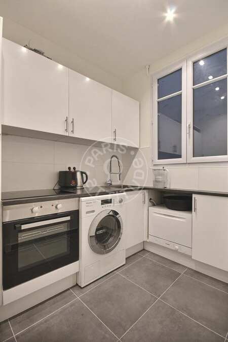Cuisine Appartement meublé - 53m²  - 2 chambres - Pereire - Paris