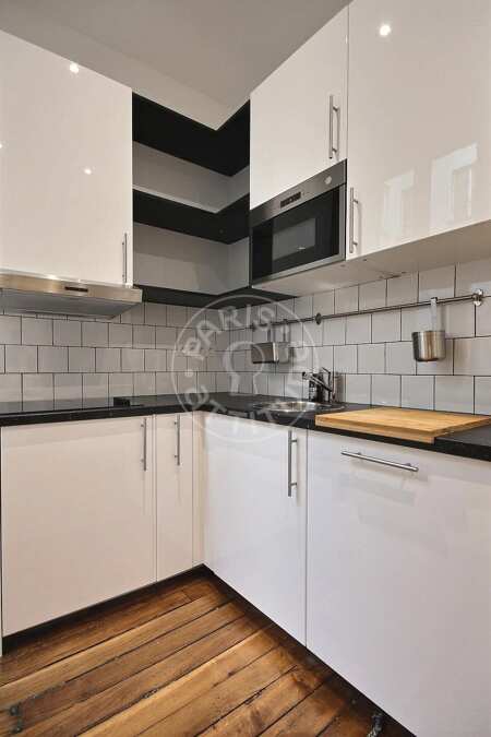 Cucina Appartamento arredato - 32m²  - 1 locale - Montorgueil - Parigi