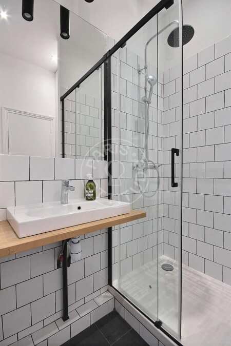 Bagno Appartamento arredato - 32m²  - 1 locale - Montorgueil - Parigi