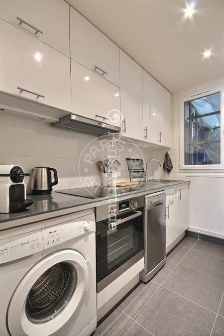 Kitchen Furnished apartment - 54m²  - 2 bedrooms - Victor Hugo - Paris