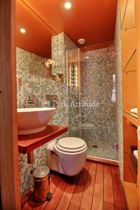 Badezimmer Möblierte studio - 19m²  - Pyramides / Palais Royal - Paris