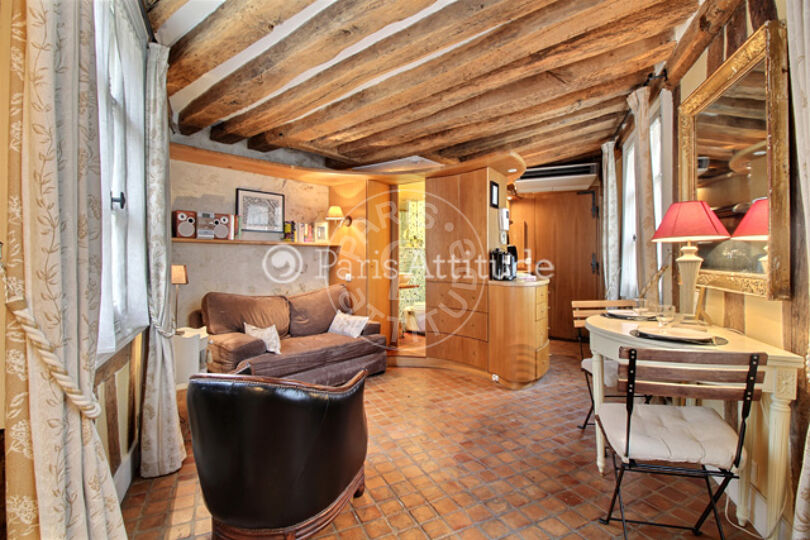 Studio meublé - Paris 75001 - 13343