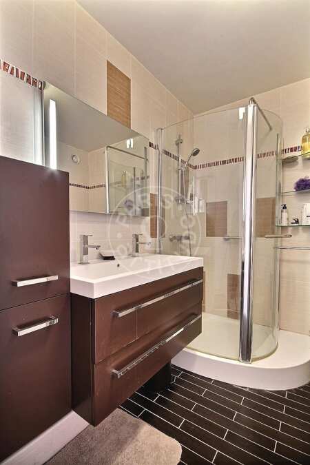 Baño Piso amueblado - 65m²  - 1 dormitorio - Place d'Italie - París