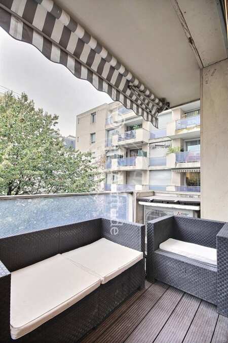 Balcony Furnished apartment - 65m² - 2 bedrooms - La Muette / Bois de Boulogne - Paris