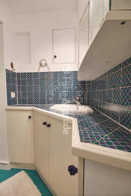 Bathroom Furnished apartment - 65m²  - 2 bedrooms - Saint-Germain - Paris